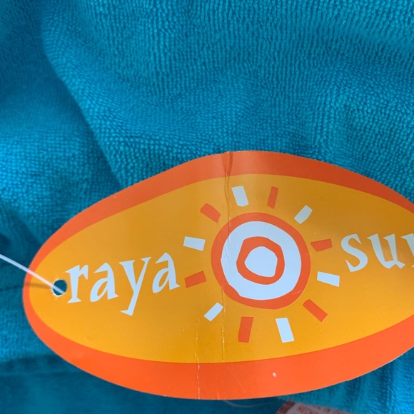 Raya Sun woman’s blue swimsuit cover up size Medium NWT - Picture 9 of 11